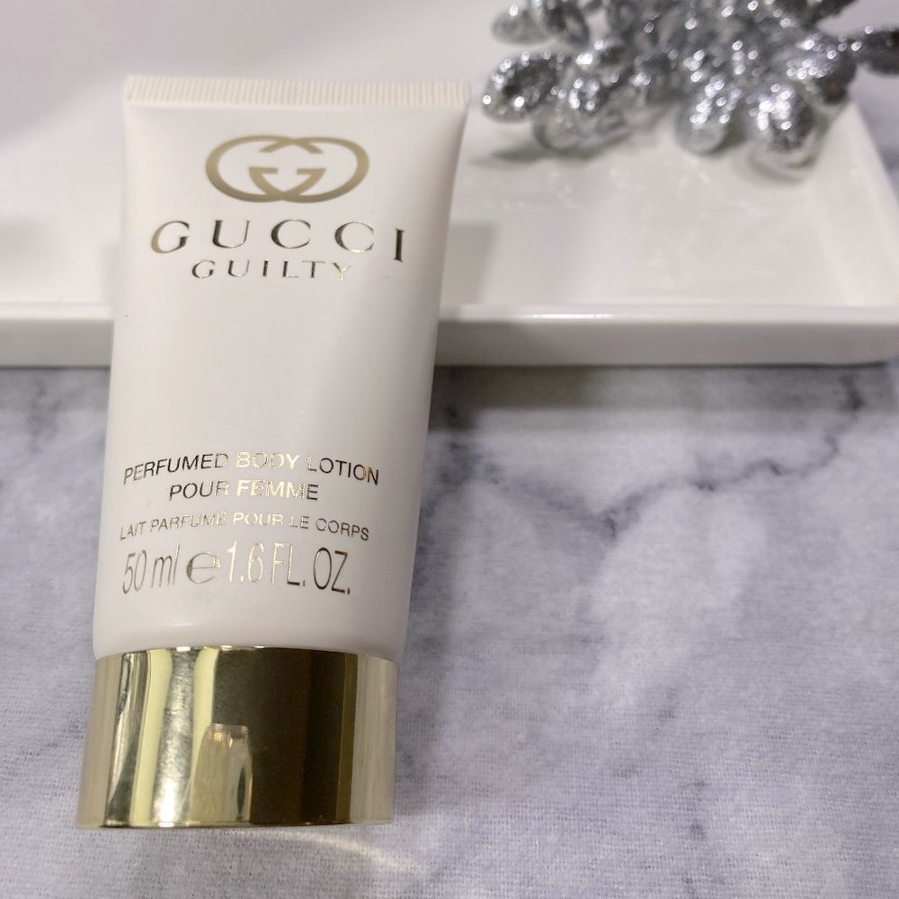 Gucci Guilty Body Lotion Pour Femme Floral Patchouli Amber-Travel 50ml,1.6oz-NEW - Picture 7 of 12